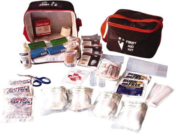 Ability One - 81 Piece, 8 Person, Burn Aid First Aid Kit - Nylon Bag - Best Tool & Supply