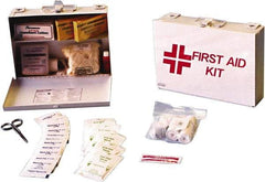 Ability One - 47 Piece, 47 Person, Industrial First Aid Kit - Metal Case - Best Tool & Supply