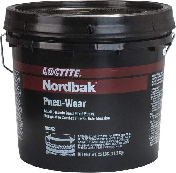 Loctite - 3 Lb Pail Two Part Epoxy - 30 min Working Time, 795 psi Shear Strength, Series Pneu-Wear - Best Tool & Supply