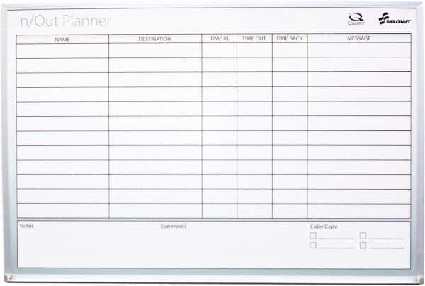 Ability One - 2" High x 29" Wide Dry Erase - Non-Magnetic Mylar Laminated, 36" Deep - Best Tool & Supply