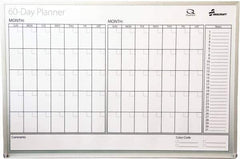 Ability One - 2" High x 26" Wide Dry Erase - Mylar Laminated, 39" Deep, Includes Accessory Tray, Mounting Kit, Instructions & Four Dry Erase Markers (Black, Blue, Green, Red) - Best Tool & Supply