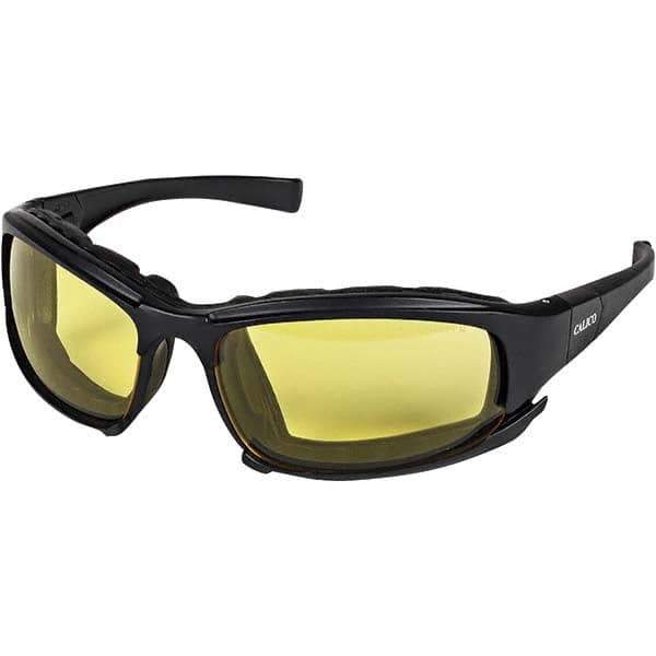 KleenGuard - Amber Lenses, Framed Safety Glasses - Anti-Fog, Scratch Resistant, Size Universal, Wrap Around - Best Tool & Supply