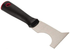 Hyde Tools - 2-1/2" Wide Carbon Steel Multi-Purpose Knife - Stiff, Polypropylene Handle, 7-1/2" OAL - Best Tool & Supply