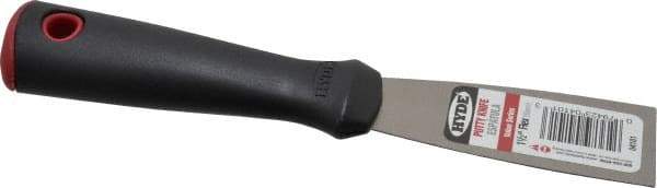 Hyde Tools - Flexible Carbon Steel Scraper - 1-1/2" Blade Width x 3-1/4" Blade Length, Polypropylene Handle - Best Tool & Supply