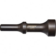 Mayhew - 1-1/4" Head Width, 4-1/4" OAL, Pneumatic Hammer - Round Drive, Round Shank, Steel - Best Tool & Supply