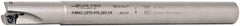 Walter - 5/8" Cut Diam, 8mm Max Depth of Cut, 5/8" Shank Diam, 7" OAL, Indexable Square Shoulder End Mill - AD.T 0803.. Inserts, Cylindrical Shank, 90° Lead Angle - Best Tool & Supply