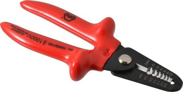 Wiha - 6" OAL, 10 AWG Capacity, Wire Stripper - Best Tool & Supply