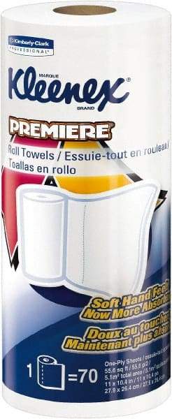 Kleenex - Perforated Roll of 1 Ply White Paper Towels - 10-3/8" Wide - Best Tool & Supply