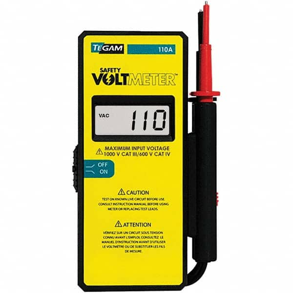 Made in USA - Circuit Continuity & Voltage Testers Tester Type: Voltage Tester Maximum Voltage: 1000 VAC/VDC - Best Tool & Supply