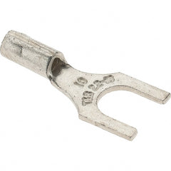 Value Collection - #10 Stud, 22 to 16 AWG Compatible, Noninsulated, Crimp Connection, Standard Fork Terminal - Best Tool & Supply