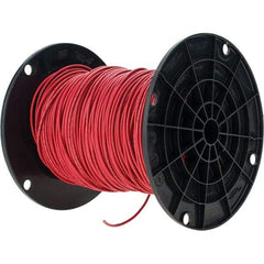 Value Collection - THHN, 16 AWG, 10 Amp, 500' Long, Stranded Core, 26 Strand Building Wire - Red, Thermoplastic Insulation - Best Tool & Supply