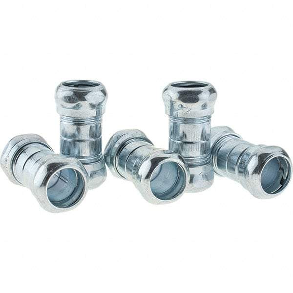 Value Collection - 1/2" Trade, Steel Compression EMT Conduit Coupling - Best Tool & Supply