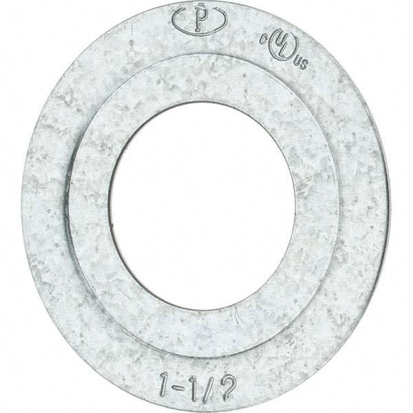 Value Collection - 1-1/2" Conduit, Electrical Enclosure Steel Reducing Washer - For Use with Rigid/Intermediate/Thinwall Conduit - Best Tool & Supply