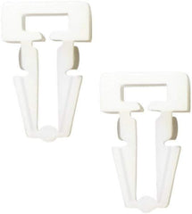 Panduit - Beige, Nylon, Cable Tie Mounting Base - 4.6mm High x 9.6mm Wide Push Barb - Best Tool & Supply