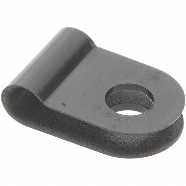 Value Collection - 1/8" Bundle Diam, 0.167" Hole, Nylon Clamp - Black - Best Tool & Supply