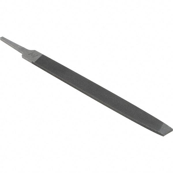 Value Collection - 8" Long, Smooth Cut, Mill American-Pattern File - Single Cut, 9/64" Overall Thickness - Best Tool & Supply