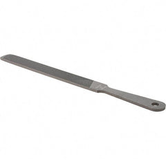 Value Collection - 8" Long, Hand American-Pattern File - Single, Double Cut, 3/16" Overall Thickness, Handle - Best Tool & Supply