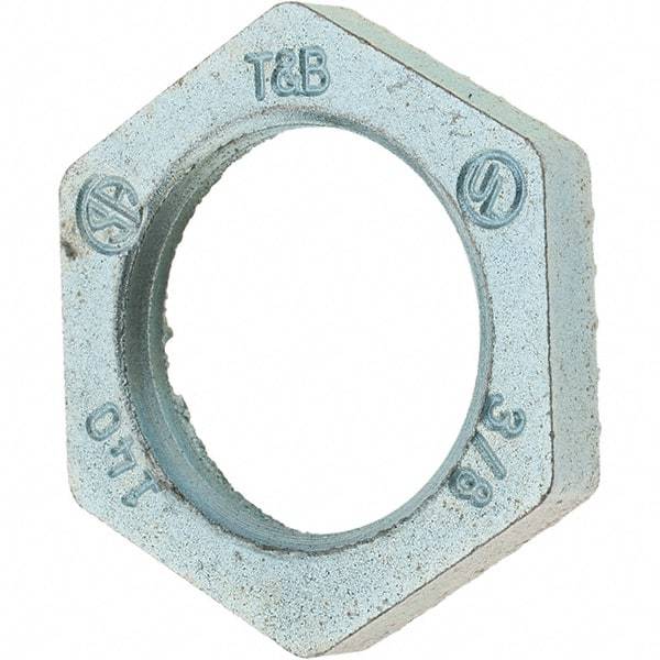 Value Collection - 3/8" Trade, Steel Threaded Conduit Locknut - Best Tool & Supply