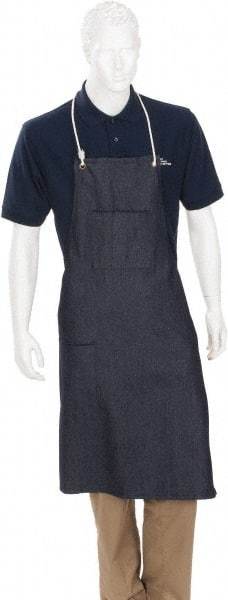 PIP - 28 x 38" General Purpose Bib Apron - Denim, Blue - Best Tool & Supply