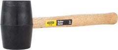 Stanley - 1 Lb Head Rubber Mallet - 13-1/2" OAL, 11" Long Wood Handle - Best Tool & Supply