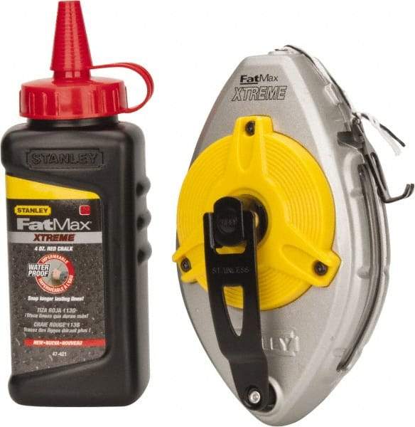 Stanley - 100' Long Chalk Reel - Red - Best Tool & Supply