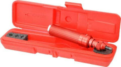 Proto - 20 to 100 In/Oz, Certified Adjustable Torque Limiting Screwdriver - 6-1/2" OAL, 1/4" Drive, 2 In/oz Graduation - Best Tool & Supply