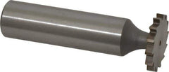 Whitney Tool Co. - 3/4" Diam x 3/32" Face Width, Cobalt, 14 Teeth, Shank Connection Woodruff Keyseat Cutter - Uncoated, 2-3/32" OAL x 1/2" Shank, Straight Teeth - Best Tool & Supply