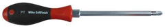 Wiha - #3, 10-11/16" OAL, Demolition Phillips Screwdriver - 6" Blade Length, Ergonomic Handle - Best Tool & Supply