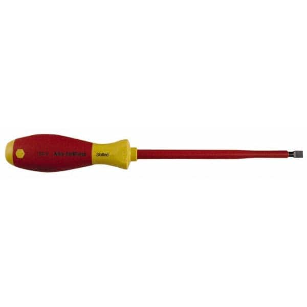 Wiha - 3/8" Blade Width x 12-1/2" OAL Standard Slotted Screwdriver - Best Tool & Supply