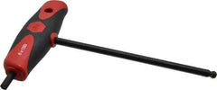 Wiha - 6mm Hex, T-Handle Cushion Grip, Hex Key - 150mm OAL, Metric System of Measurement - Best Tool & Supply