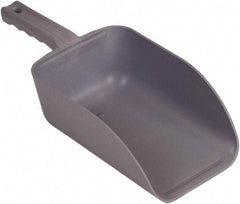 Remco - 82 oz Gray Polypropylene & Semi-Ferrous Additive Flat Bottom Scoop - 5.9" Wide x 3.3" Deep Bowl, 15.1" OAL - Best Tool & Supply