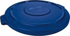 Rubbermaid - Round Lid for Use with 32 Gal Round Trash Cans - Blue, Low-Density Polyethylene, For Brute Trash Cans - Best Tool & Supply