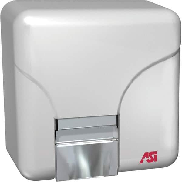 ASI-American Specialties, Inc. - 1800 Watt White Finish Electric Hand Dryer - 110/120 Volts, 15 Amps, 9-7/16" Wide x 9-41/64" High x 6-3/8" Deep - Best Tool & Supply