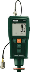 Extech - Accurate up to 0.05%, Contact and Noncontact Tachometer - 7.4 Inch Long x 3 Inch Wide x 1.8 Inch Meter Thick, 0.5 to 99,999 RPM Measurement - Best Tool & Supply