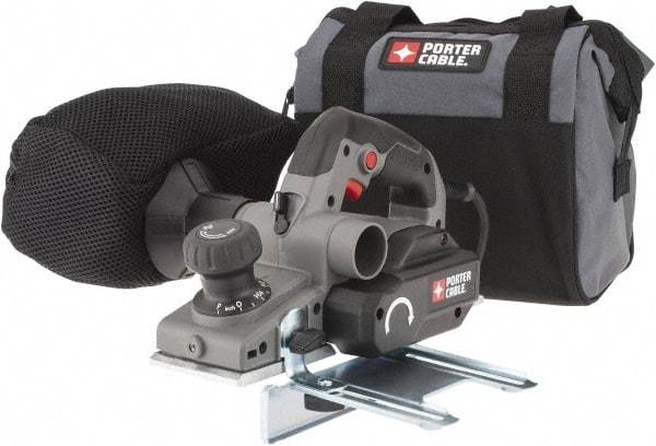 Porter-Cable - 120 Volt, 6 Amp, 16,500 RPM, Handheld Planer Kit - 5/64 Inch Depth of Cut, 3-1/4 Inch Wide, 0.47 Inch Depth Capacity - Best Tool & Supply