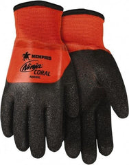 MCR Safety - Size 2XL (11) PVC with Black Coral Coated Nylon Work Gloves - Fully Coated, Paired - Best Tool & Supply