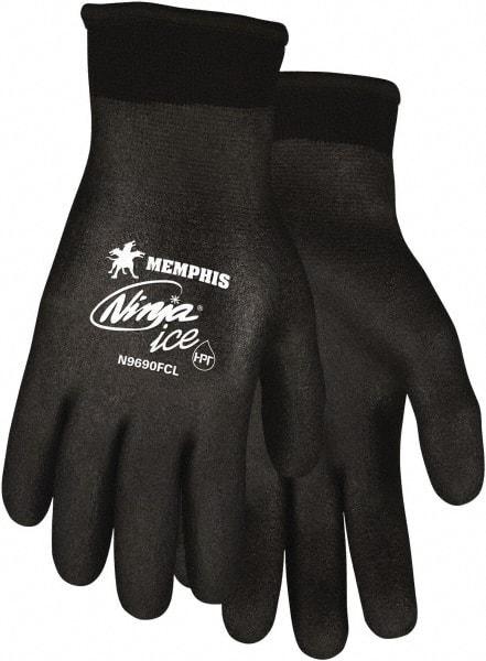 MCR Safety - Size 2XL (11) Nitrile Coated Nylon Work Gloves - Fully Coated, Paired - Best Tool & Supply