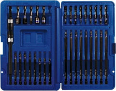 Irwin - 34 Piece, Screwdriver Insert Bit Set - #1 to #4 Phillips, T10 to T40 Torx - Best Tool & Supply