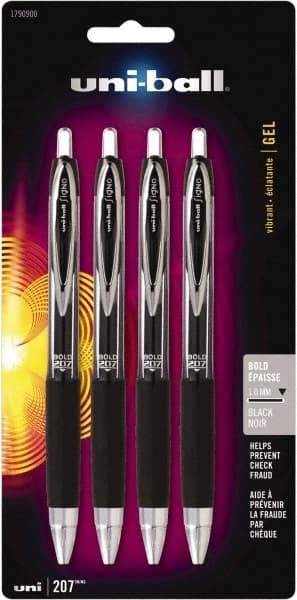 Prismacolor - 1mm Retractable Pen - Black - Best Tool & Supply