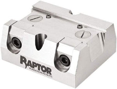 Raptor Workholding - 2-1/4" Jaw Width, 10" High x 8" Long x 10" Wide Dovetail Vise - For Use with 4 & 5 Axis Workholding Systems - Best Tool & Supply