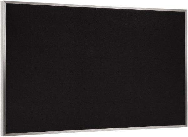 Ghent - 46-1/2" Wide x 36" High Open Cork Bulletin Board - Rubber, Black - Best Tool & Supply