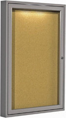 Ghent - 96-1/2" Wide x 48-1/2" High Open Cork Bulletin Board - Rubber, Confetti (Color) - Best Tool & Supply