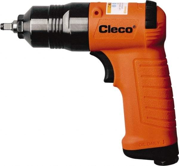 Cleco - 1/4" Drive, 13,000 RPM, 50 Ft/Lb Torque Impact Wrench - Pistol Grip Handle, 1,200 IPM, 39.8 CFM, 90 psi, 1/4" NPT Inlet - Best Tool & Supply