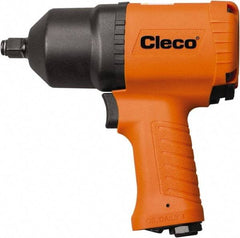 Cleco - 1/2" Drive, 8,500 RPM, 780 Ft/Lb Torque Impact Wrench - Pistol Grip Handle, 1,200 IPM, 40.5 CFM, 90 psi, 1/4" NPT Inlet - Best Tool & Supply