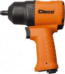 Cleco - 1/2" Drive, 9,000 RPM, 850 Ft/Lb Torque Impact Wrench - Pistol Grip Handle, 1,200 IPM, 37.5 CFM, 90 psi, 1/4" NPT Inlet - Best Tool & Supply