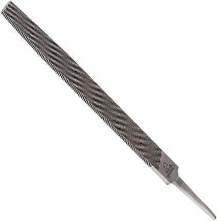 Anglo American - 14" Long, Second Cut, Flat American-Pattern File - Double Cut, 0.3" Overall Thickness, Tang - Best Tool & Supply