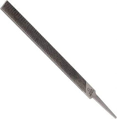 Anglo American - 4" Long, Smooth Cut, Mill American-Pattern File - Single Cut, 0.1" Overall Thickness, Tang - Best Tool & Supply