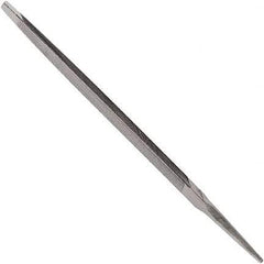 Anglo American - 8" Long, Bastard Cut, Taper American-Pattern File - Single Cut, 0.39" Overall Thickness, Tang - Best Tool & Supply