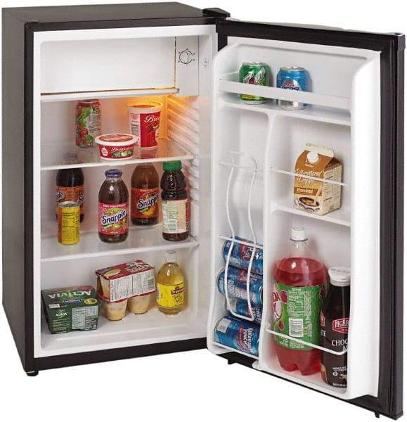 Avanti - 3.3 Cubic Ft. Black Office Refrigerator - 18 Inch Wide x 17-1/2 Inch Deep x 33 Inch High - Best Tool & Supply