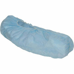 KleenGuard - Size Universal, Spunbond, Non-Skid Shoe Cover - Blue, Non-Chemical Resistant - Best Tool & Supply